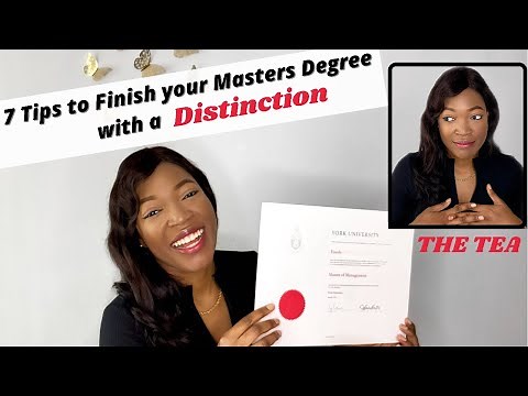 7 Tips on How to Finish your Masters Degree with a Distinction: How to Study for Exams 🎓