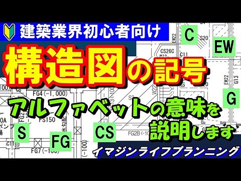 [Structural diagram explanation program ①] Structural symbols. Alphabet written on structural dia...
