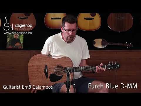 Furch Blue D MM All Mahogany Dreadnought demo in Stageshop