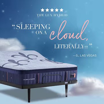 152K views · 62 reactions | 3 kinds of comfort. 1 truly exceptional mattress. Enjoy spring support, TEMPUR-Indulge™ memory foam, and cooling with the Stearns & Foster® Lux Hybrid Collection. Shop Lux Hybrid: bit.ly/stearnsluxhybrid | Stearns & Foster | Facebook