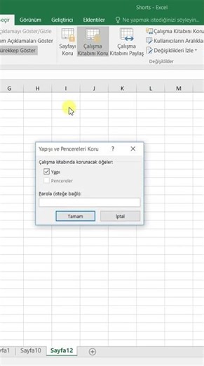 Why can't I add or delete sheets in my Excel workbook? #shorts