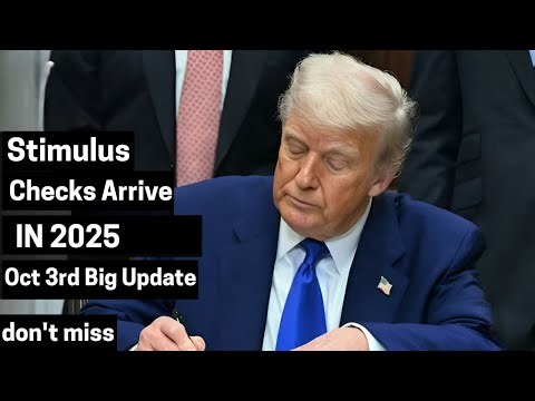 🔥October 3rd Stimulus Check Update – Full Details on Payments & Eligibility