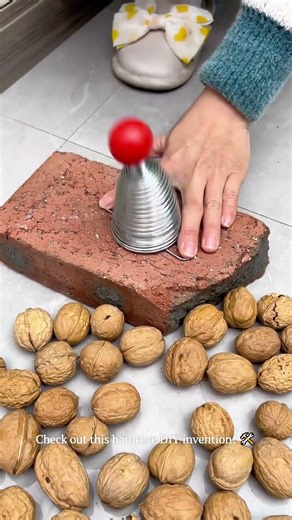 Stop Using Doors to Crack Nuts! 😂 This DIY Spring Smasher is GENIUS! #gadgets #genius #kitchenhacks
