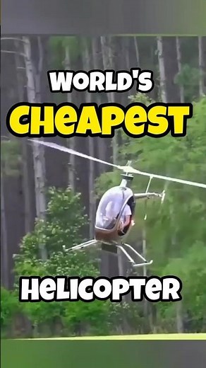 🔴 World's Cheapest Helicopter 😯 #facto_sky