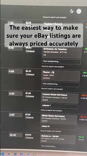 The easiest way to make sure your eBay listings are always priced accurately