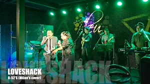 24K views · 2.1K reactions | DISCLAIMER: LOVESHACK - B-52'S. I don't own the COPYRIGHT for this song. This video is for entertainment purposes only. Copyright Act allows this material for fair use. No copyright infringement intended. Lyrics & music belong to it's rightful owner/s. #loveshack #b52s | MILAN band | Facebook