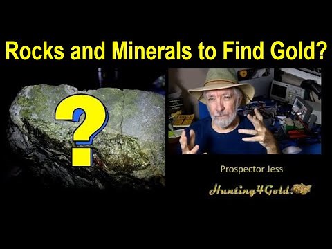How to Use Rocks and Minerals to Find a Gold Lode (Prospecting for gold)