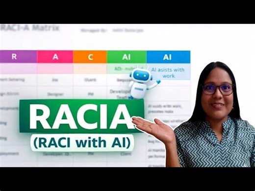 RACI with AI (RACIA) — Future of Project Management. | Aditi Banerjee