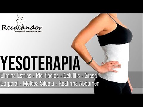 YESOTERAPIA Como usar faja de yeso