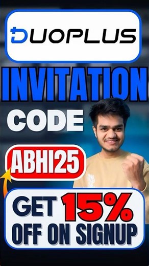 Duoplus Invitation Code : (ABHI25) Unlock 15% Off On Signup | Duoplus Referral Code