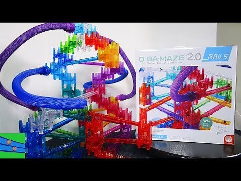 Q-Ba-Maze 2.0 Rails Extreme Set Marble Maze Review by Marble Grooves