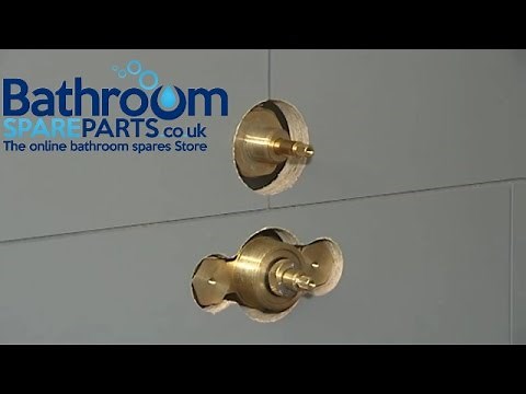 How to Change a Concealed shower valve (brass cartridge) - 2 & 3 way diverter valve