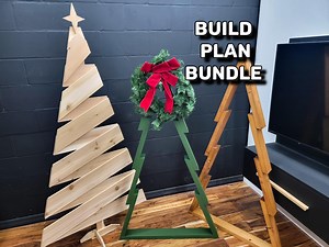 Spiral Christmas Tree / 2x4 Christmas Tree / Build Plan Bundle - Etsy Canada