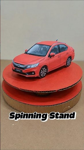 CAR Spinning Stand #viral #craft #car #cardiy