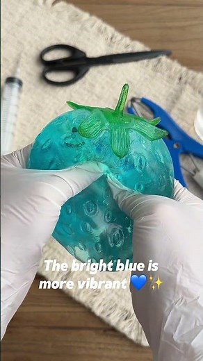 Blue Mochichi ASMR | Soft and Squishy Stress Ball | JoliSlime 🫧