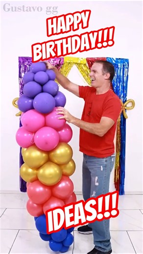 ✨ Original HAPPY BIRTHDAY Decoration 🎈🥳 Birthday decoration ideas at home 🥳 Balloon decoration ideas
