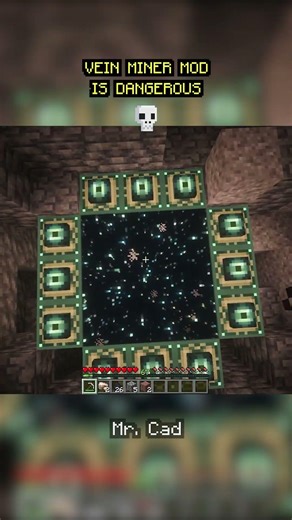 this mod is scary💀 #minecraft #minecraftgaming #shorts