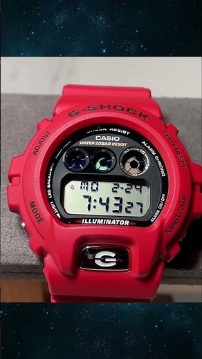 【CASIO G-SHOCK】DW-6900TR-4JR時報・報音フラッシュの設定方法と音・ライトです。【操作ガイド3529】#g-shock #カシオ #DW-6900TR-4JR