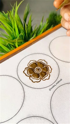 Flower mehndi design || for beginners #mehndi #flower #mehndidesign #tutorial