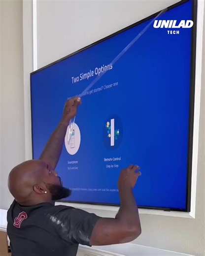 186K views · 720 reactions | How to mount huge TVs | UNILAD Tech | Facebook