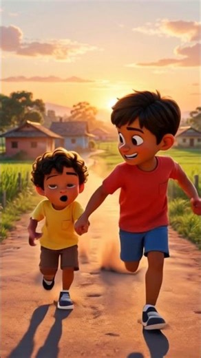 जीत नहीं… दोस्ती जीती। 🏃‍♂️🤝💛#सच्चीदोस्ती#प्रेरणादायककविता#दोस्तीकीजीत#HindiPoetry#EmotionalStory