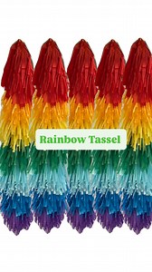 277K views · 47K reactions |  RAINBOW JUMBO BALLOON WITH TASSEL ...