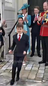 62 reactions | Little prince Louis dances nonstop #royalfamily #princelouis #charlotte | The Crown Insider | Facebook
