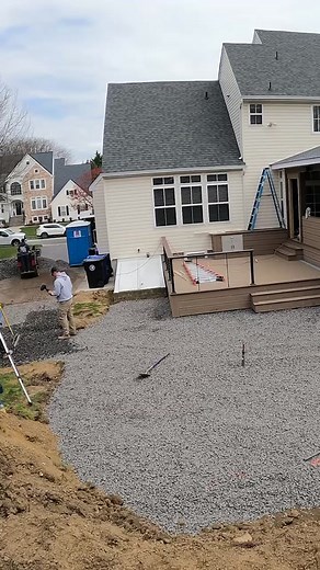 Want to see this full build from start to finish?? The entire build Timelapse video is up now on YouTube!! Check it out! Link in bio!! . . #fullbuild #patiodesign #deckdesign #designandbuild #outdoorliving