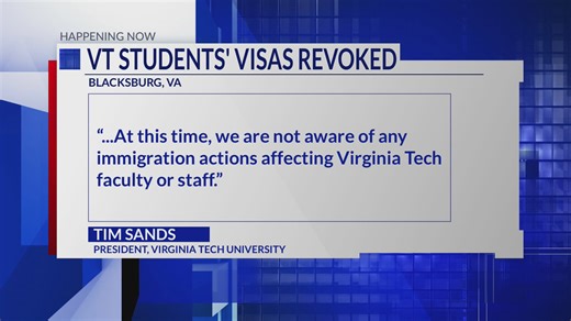 7 Virginia Tech students' visas revoked