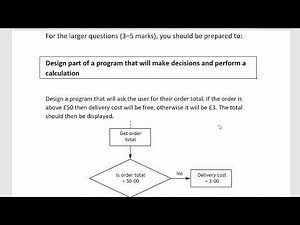 N5 Computing Science SQA Guidance make a decision perform a calculation