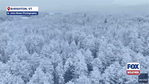 8.6K views · 361 reactions | SNOWY PARADISE❄️: Drone video captures breathtaking views of Brighton, Vermont on Dec. 2, after the area was covered in snow, creating a magical winter landscape. #snow #vermont #winterwonderland | FOX Weather | Facebook