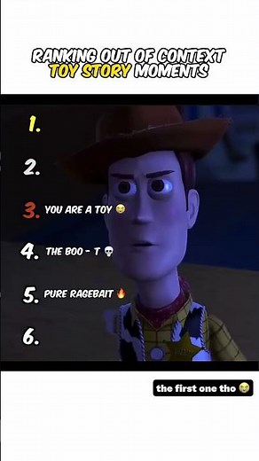 Ranking Toy Story Moments 😭