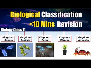 Biological classification One SHOT Revision video Biology Class 11 !