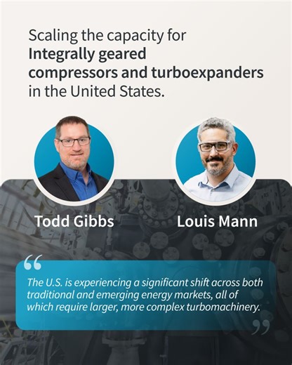 #atlascopco #gasandprocess #turbomachineryinternational #integrallygeared #compressor #expander | Atlas Copco