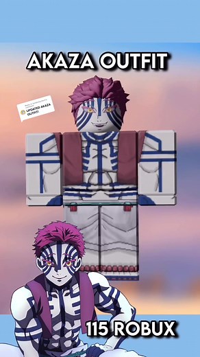 Replying to @1andonlycherri UPDATED Akaza (Demon Slayer) Roblox outfit! #roblox #robloxtiktok #robloxoutfits #fyp #fypシ #anime #demonslayer #kimetsunoyaiba #kny #akaza #viral #4u #foryou