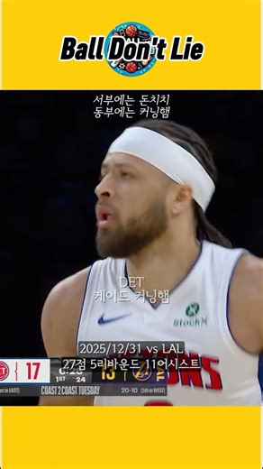 서부에는 돈치치 동부에는 커닝햄 #nba하이라이트 #nba #nbahighlights #cadecunningham #케이드커닝햄