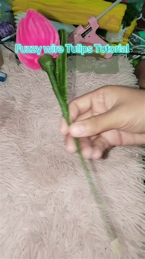 Fuzzy Wire Tulips Tutorial for Beginners