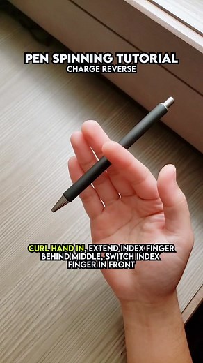 How to Perform the Charge Reverse Pen Spinning Trick