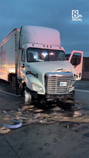 118K views · 667 reactions | Route 581 crash update: We've not learned that one person was killed this morning in a crash in Camp Hill Cumberland County. PennDOT said a truck drove through a work zone and hit a construction vehicle. https://www.wgal.com/article/pennsylvania-deadly-crash-route-581-tractor-trailer-construction-vehicle/64474013 | WGAL News Channel 8 Susquehanna Valley, Pa. | Facebook