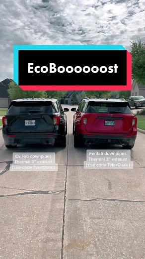 Ford Explorer V6 Sound Comparison | EcoBoost vs. CV Fab vs. Fenfab Exhaust