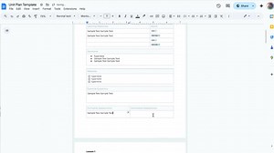 Lesson, Weekly, Unit Plan Templates - Editable Google Doc Templates - Etsy