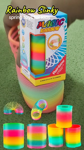 Slinky Rainbow Spring Toys: Fun for Kids of All Ages