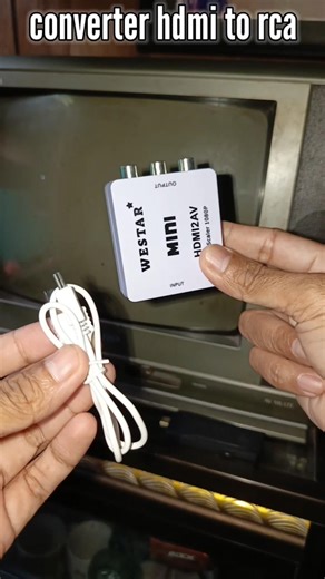 mau colokin game converter hdmi to rca