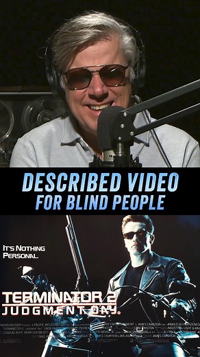 13K views · 196 reactions | Watching Terminator 2 With Audio Description For Blind People -- Tommy Edison, who's been blind since birth, demonstrates how audio description / described video helps him understand what's happening during a scene in Terminator 2. #accessibility #movies #blind | Tommy Edison | Facebook