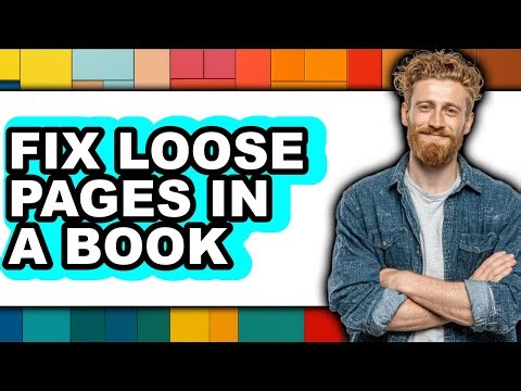 How to Fix Loose Pages in a Book (only Way)