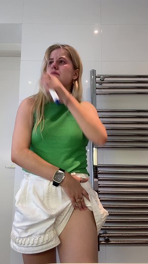 This was my first ajovy needle in January using the new autoinjector. Was so scared to use it omg so ignore the tears HAHAHAH and also got an infection afterwards lol 🥰🤡🫶 #ajovy #needle #chronicillness #migraines