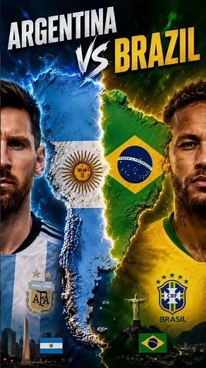 Argentina vs Brazil 🇦🇷🇧🇷 | Ultimate Map Comparison!