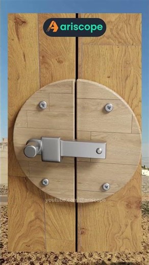 184 Futuristic Lock Design 🚪🔍 #GateLock #DoorLock #SecurityLock #LockAndKey #SmartLock