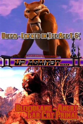 Diego vs. Bloodfang Sabertooth from Far Cry Primal | Baixo