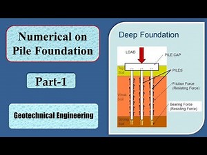 Numerical on Pile Foundation (Part-1) l Foundation Engineering